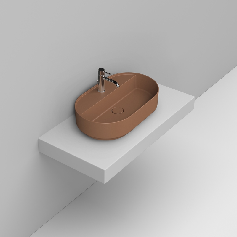 Ceramica Dolomite Lavabo à poser 60×36 – Noemi - Creta