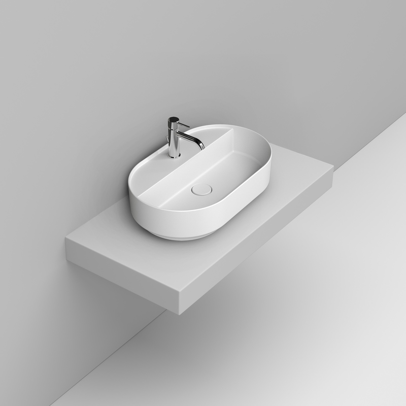 Ceramica Dolomite - D312001 - Lavabo da appoggio 65×40 – Noemi