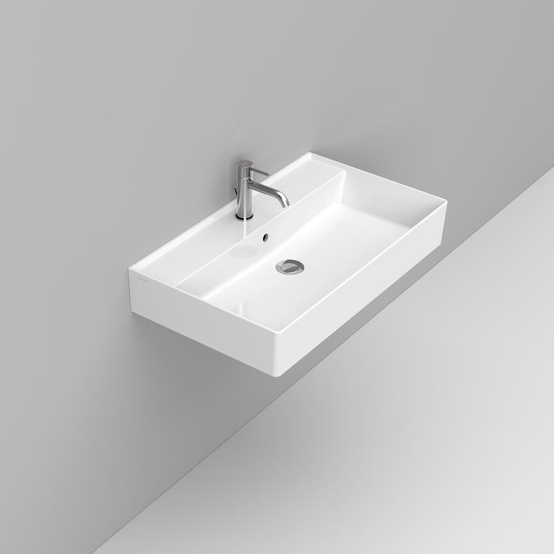 Ceramica Dolomite Lavabo 80×47 – Multiplo - Bianco