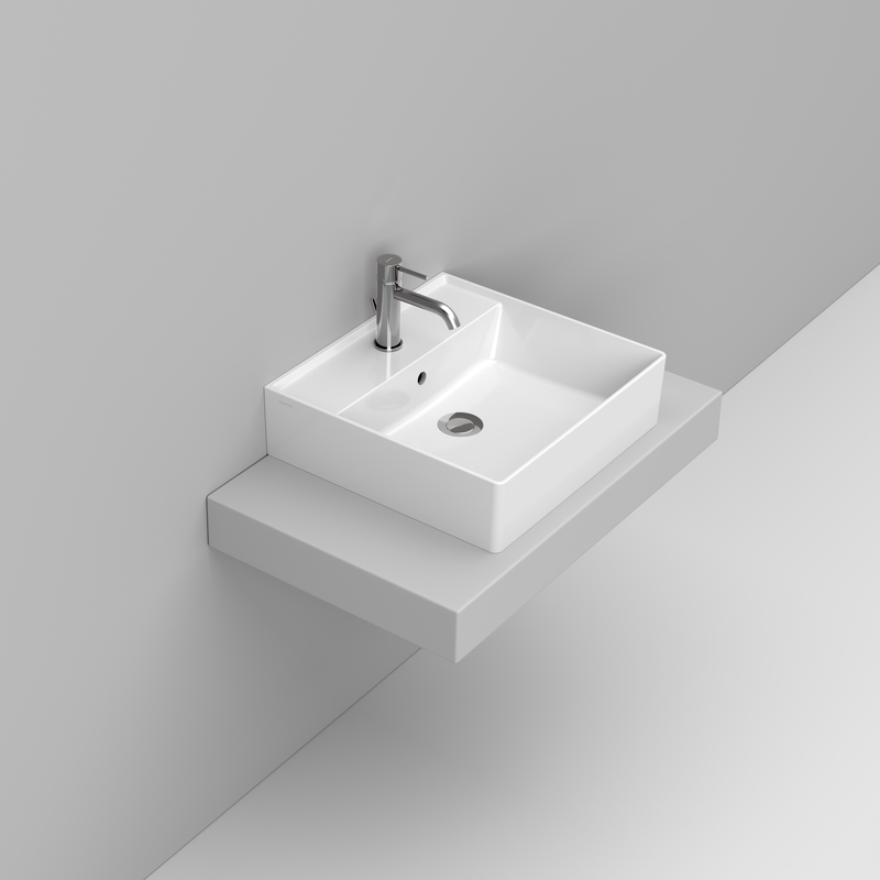 Ceramica Dolomite Lavabo da appoggio 50×47 – Multiplo - Bianco