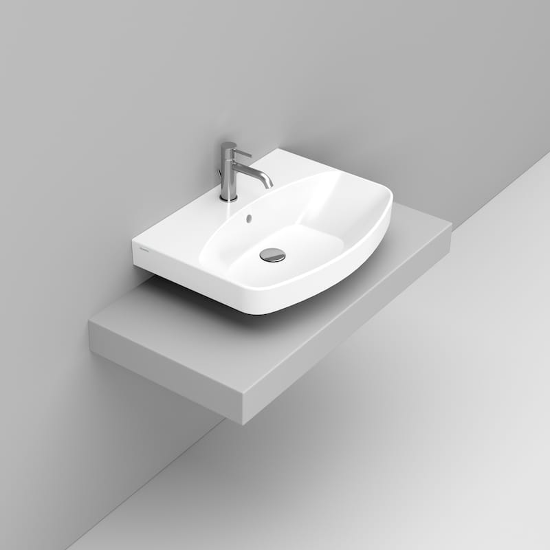 Ceramica Dolomite Lavabo à poser 65×48 – Mia - Blanc